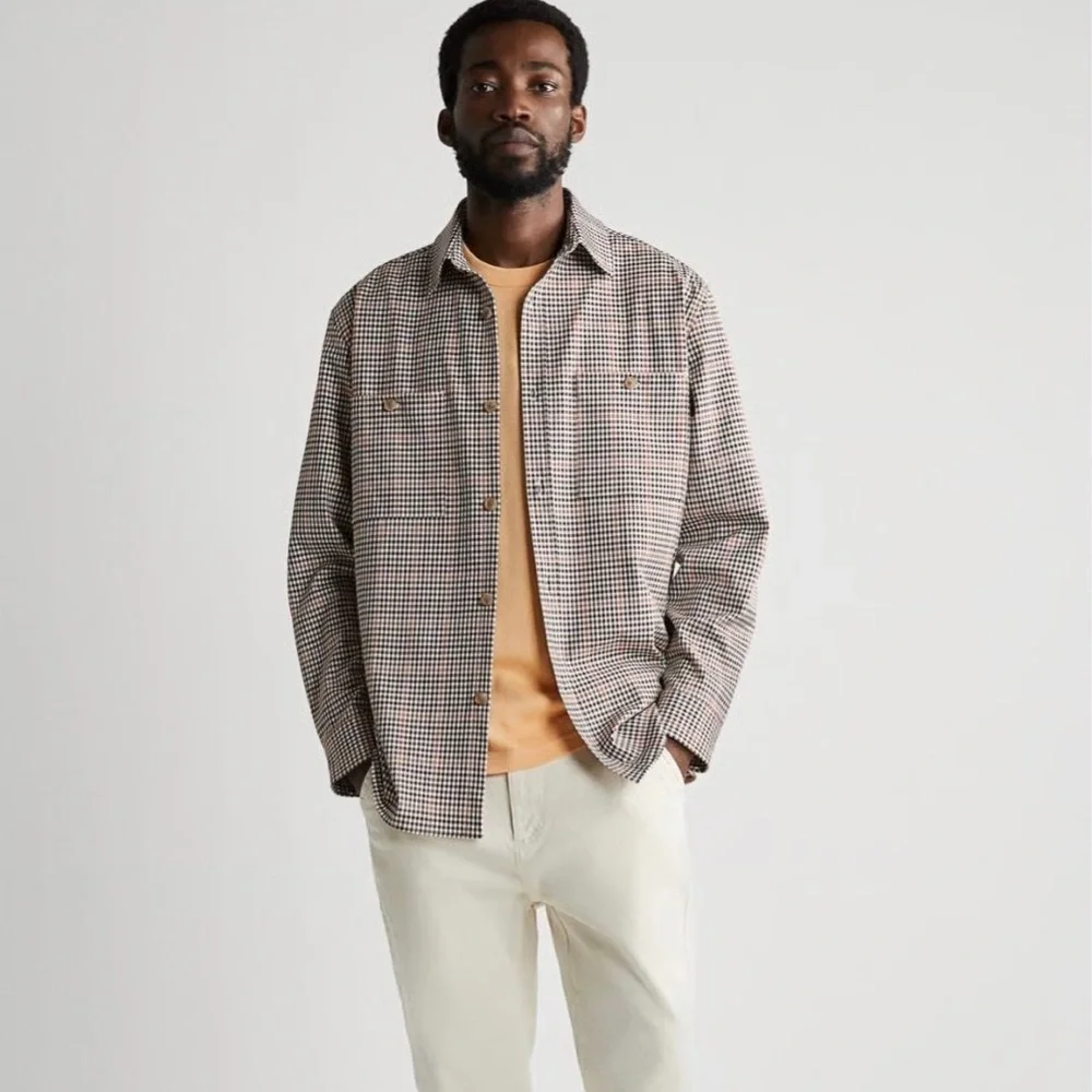 ZARA Plaid Relaxed Fit Overshirt/Jacket